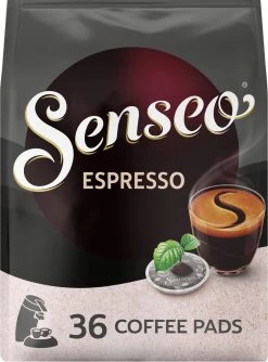 Senseo Espresso Koffiepads - 9/9 Intensiteit - 10 X 36 Pads -Koffie en Thee Verkoop 887x1200