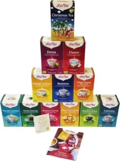 Yogi Tea Top 12 - 12 Pakjes X 17 Theezakjes - Incl. Gratis Yogi Tea Sun Salutation Brochure En Een Gratis Theezakje. -Koffie en Thee Verkoop 894x1200 3