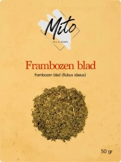 Mito Tea & Herbs - Frambozenblad Thee - Losse Thee - Rijk Aan Ijzer - Vruchtenthee - 50 Gram -Koffie en Thee Verkoop 897x1200 2