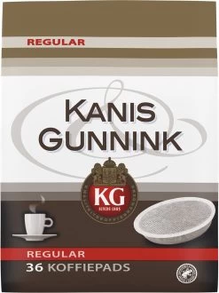 Kanis & Gunnink Regular Koffiepads - 10 X 36 Pads -Koffie en Thee Verkoop 898x1200 1