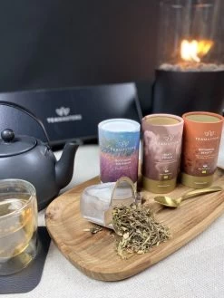 Teamasters Cadeau - Geschenkset - Thee - Losse Thee - Jasmijn - Witte Thee - Moringa Thee -RVS Thee Filter