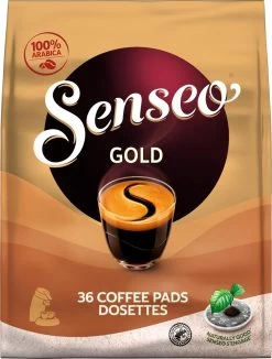 Senseo Gold Koffiepads - 5/9 Intensiteit - 10 X 36 Pads 22 Senseo Gold Koffiepads - 5/9 Intensiteit - 10 X 36 Pads -Koffie en Thee Verkoop 910x1200