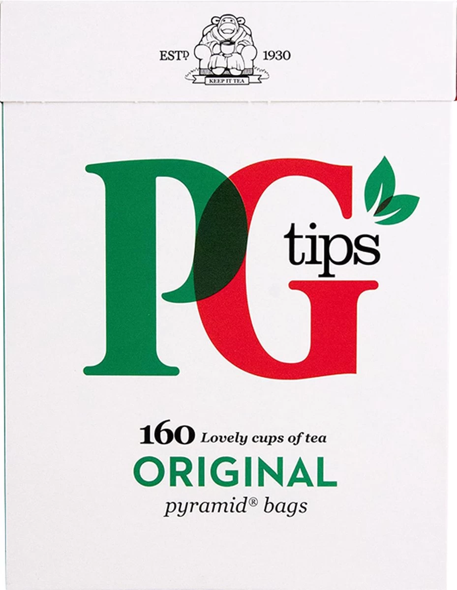 PG Tips Tea 160 Pyramid Bags - Voordeelverpakking 3 PG Tips Tea 160 Pyramid Bags - Voordeelverpakking