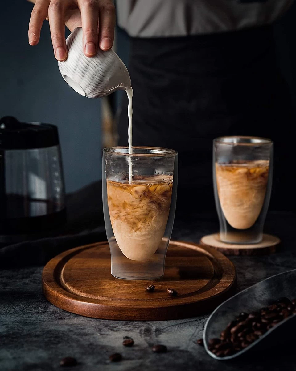 DUOS Gläser 2x (80, 200, 310, 400ml) - Feelino Dubbelwandige Glazen/thermoglazen/theeglazen/koffieglazen Met Zweefeffect Houden Dranken Langer Warm En Langer Koud 4 DUOS Gläser 2x (80, 200, 310, 400ml) - Feelino Dubbelwandige Glazen/thermoglazen/theeglazen/koffieglazen Met Zweefeffect Houden Dranken Langer Warm En Langer Koud - Afbeelding 2