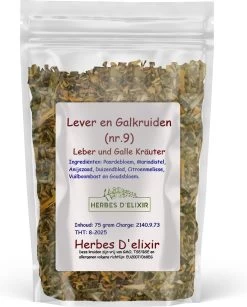 Lever En Gal Kruiden - Kruidenthee - Losse Thee - 75 Gram