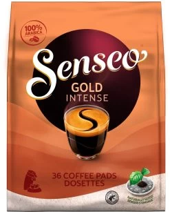 Senseo Gold Intense Koffiepads - 7/9 Intensiteit - 4 X 36 Pads -Koffie en Thee Verkoop 966x1200