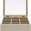Riviera Maison Theedoos 6 Vakjes, Transparante Deksel - Room 48 Tea Box - Grijs - MDF, Glas -Koffie en Thee Verkoop 980x1200 2