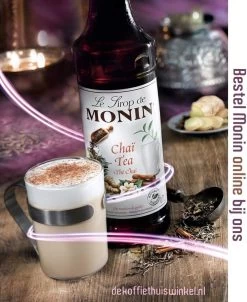 Monin Koffie/Thee Siroop Fles - Chai Tea - 70cl -Koffie en Thee Verkoop 980x1200