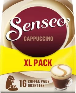 Senseo Cappuccino Koffiepads - 2/9 Intensiteit - 4 X 16 Pads - Voordeelverpakking 17 Senseo Cappuccino Koffiepads - 2/9 Intensiteit - 4 X 16 Pads - Voordeelverpakking -Koffie en Thee Verkoop 981x1200 1